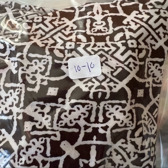 Chico’s Brown & White Open Front Rayon Cardigan Size 3 - Picture 12 of 13